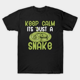 Keep calm its just a snake T-Shirt